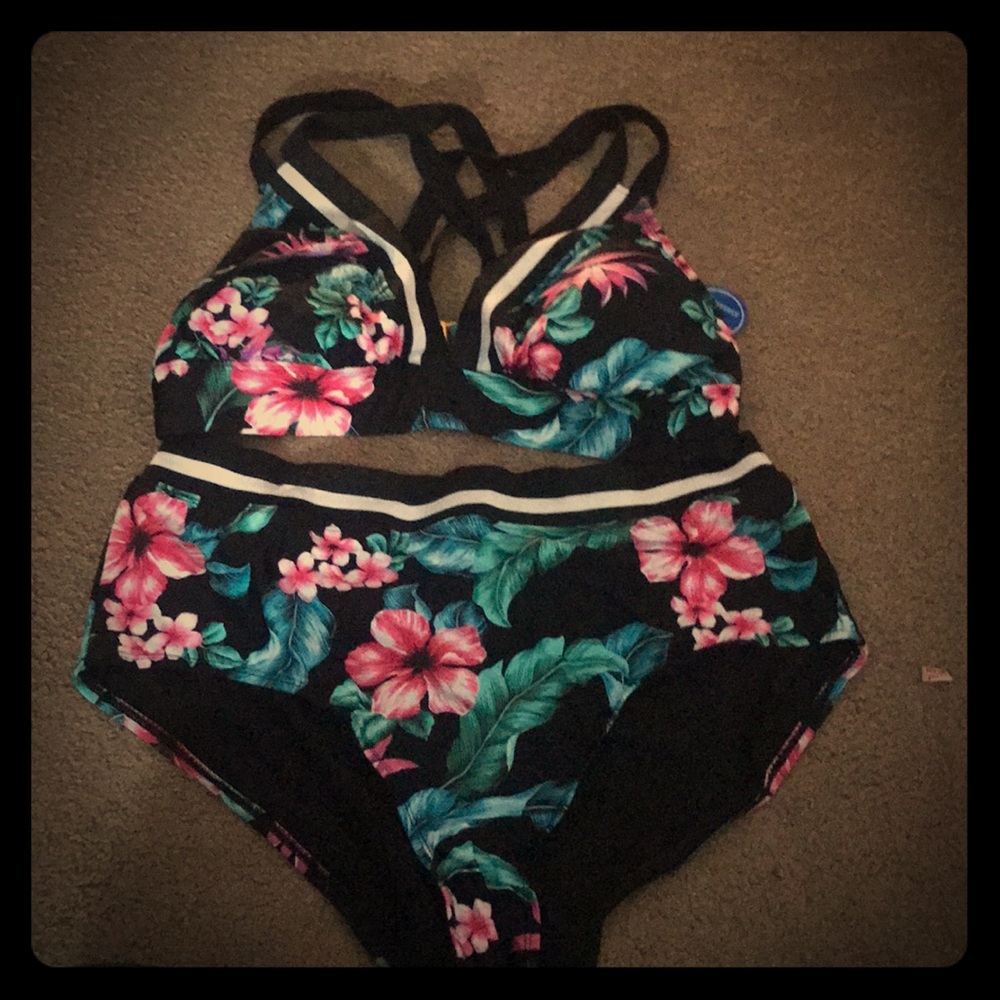 Floral swimsuit